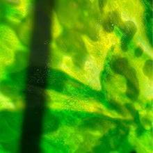 Load image into Gallery viewer, UBY0074 uroboros emerald green/spring green/light green ring mottled 9 x 12