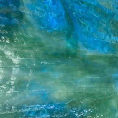 Y4644SP youghiogheny ice white, blue, green stipple 11.5 x 12