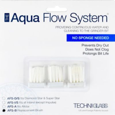 The Grinder's aqua flow replacement brushes (3 brushes)