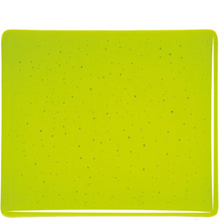 Load image into Gallery viewer, B142230 bullseye lemon lime green 90 COE 8.75 x 10