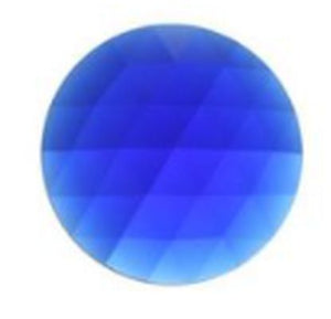 SALE:  15mm dark blue faceted jewel