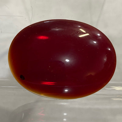 30mm x 40mm smooth red jewel