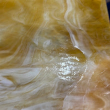 Load image into Gallery viewer, WIWO58IR wissmach medium amber &amp; white wispy iridescent 7 x 16