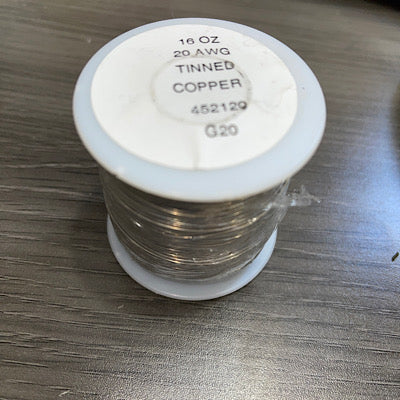 tinned copper wire, 20 gauge, 1 pound roll