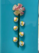Load image into Gallery viewer, Spring rainbow leaves! 96 COE murrini, millefiore, 1.5 oz sticks