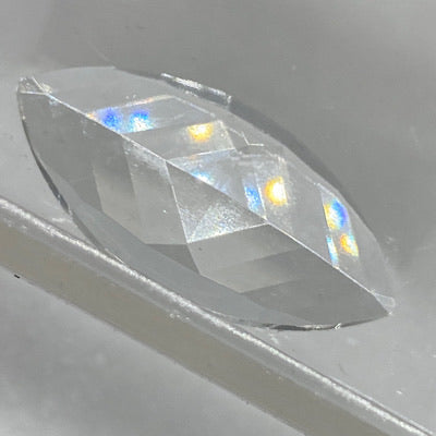 42mm x 20mm clear navette jewel