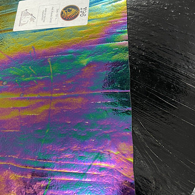 Y96-737IRF youghiogheny jet black iridescent 96 COE 11.5 x 12