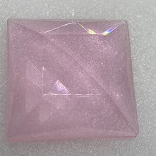 Load image into Gallery viewer, SALE:  35mm square pink faceted jewel