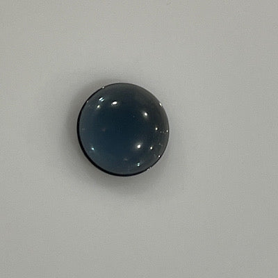 15mm ink blue smooth jewel