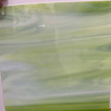 Load image into Gallery viewer, O82671S oceanside lime green/white 96 COE 12 x 16