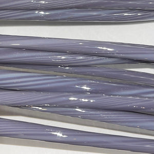 Lavender and white twisted 96 COE murrini, millefiore, 1.5 oz sticks or slices