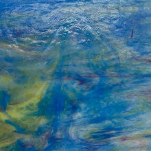 Load image into Gallery viewer, Y1567SP youghiogheny ice white, silver yellow, dark blue, gold purple stipple 11.5 x 12