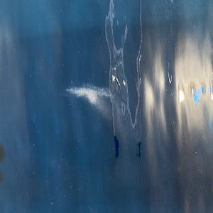 O5384W oceanside steel blue waterglass 96 COE 11 x 12