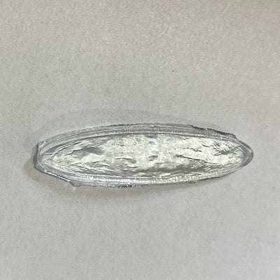SALE: 48mm x 13mm antique oval clear jewel