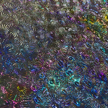 Load image into Gallery viewer, CBS mixture dichroic corkscrew wissmach clear florentine thin 96 COE, 1 quarter circle
