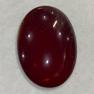 30mm x 40mm smooth red jewel