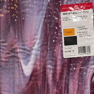B333421 BE cranberry pink, gold purple & white soft ripple 90 COE