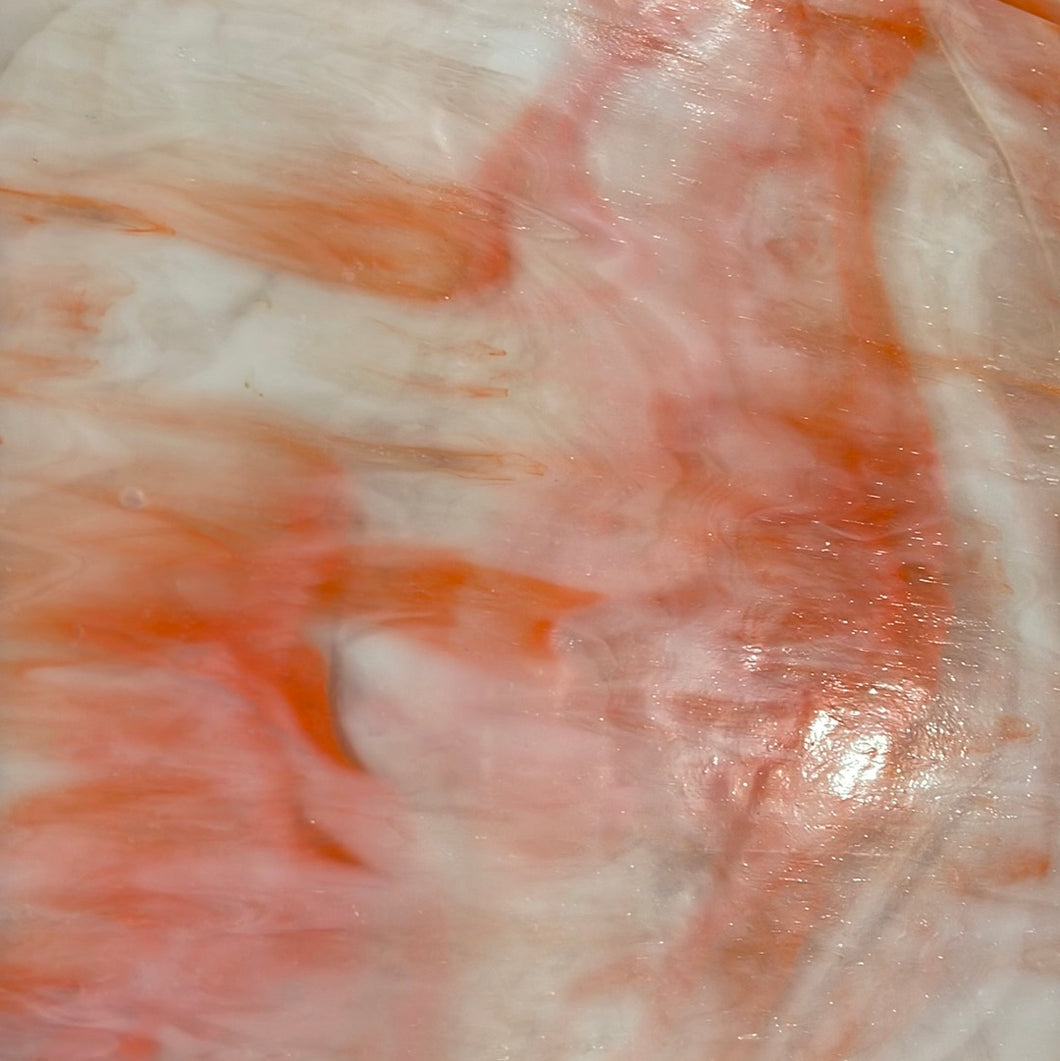 K112 Kokomo peachy orange opal 12 x 12