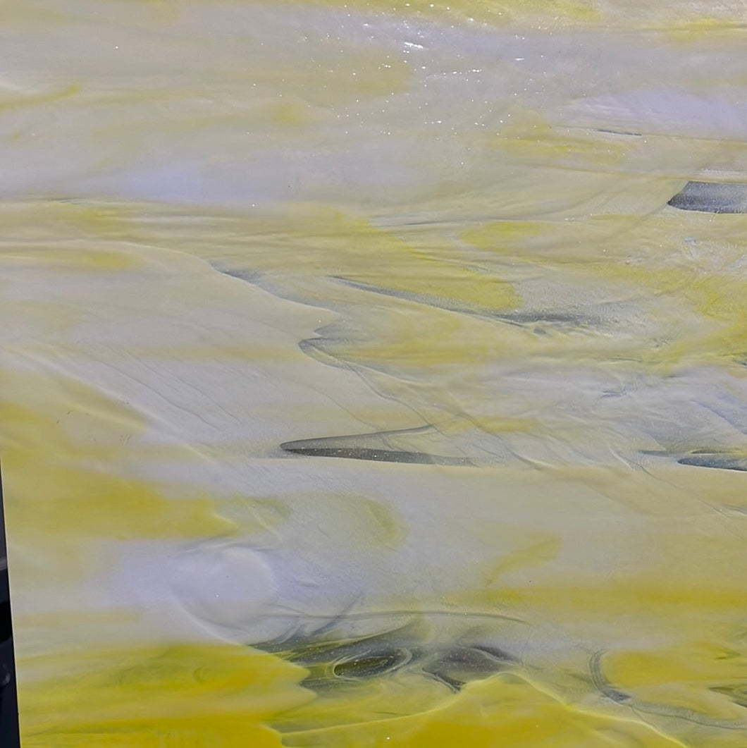 WIWO2 wissmach yellow, white wispy 10.5 x 16