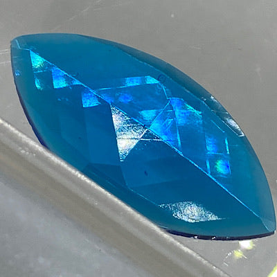 SALE:  42mm x 20mm aquamarine navette jewel
