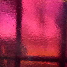 Load image into Gallery viewer, B110531 bullseye deep plum iridescent 90 COE 8.75 X 10