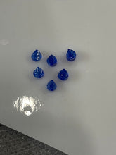Load image into Gallery viewer, Blue raindrops! 96 COE murrini, millefiore, 1.5 oz sticks or slices