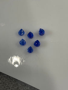 Blue raindrops! 96 COE murrini, millefiore, 1.5 oz sticks or slices