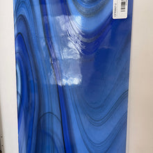 Load image into Gallery viewer, OFR9667 oceanside fusers reserve polar vortex 96 COE 12 x 12 (pale blue with blue opal and blue aventurine)