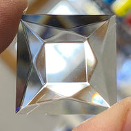 25mm square crystal star jewel