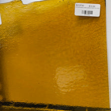 Load image into Gallery viewer, B113730 bullseye medium amber 90 COE 8.75 x 10.25