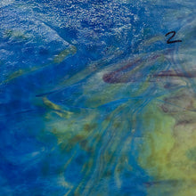 Load image into Gallery viewer, Y1567SP youghiogheny ice white, silver yellow, dark blue, gold purple stipple 11.5 x 12
