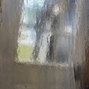 WI9624 wissmach clear, superior blue streaky prisma 96 COE 8 x 14
