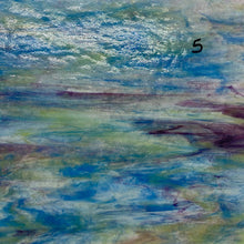 Load image into Gallery viewer, Y1567SP youghiogheny ice white, silver yellow, dark blue, gold purple stipple 11.5 x 12