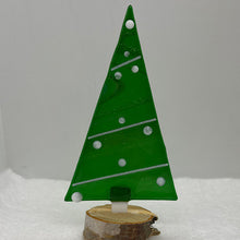 Load image into Gallery viewer, Green aventurine swirl Christmas trees