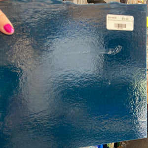 B014630 bullseye steel blue opal 90 COE 8.75 x 10