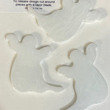 Load image into Gallery viewer, pre-cut white ghosts, fusible 3 pack, 96 COE