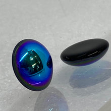 Load image into Gallery viewer, Sale: 15mm black iridescent smooth jewel