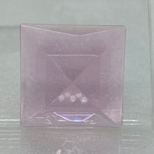 Load image into Gallery viewer, SALE:  35mm square pink faceted jewel