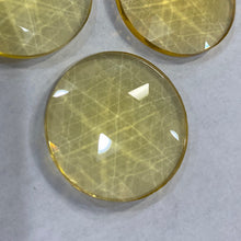 Load image into Gallery viewer, 30mm light amber faceted jewel