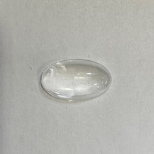 Load image into Gallery viewer, SALE: 24mm x 14mm smooth oval clear jewel
