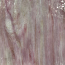 Load image into Gallery viewer, AG213 artisan glass pink, white with a hint of amber 12 x 15