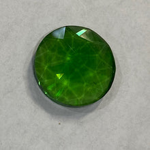 Load image into Gallery viewer, 20mm light green faceted jewel