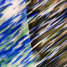 Load image into Gallery viewer, FRE G-293 Fremont clear with green, blue &amp; white, approx 10 x 10