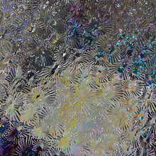 Load image into Gallery viewer, CBS mixture dichroic corkscrew wissmach clear florentine thin 96 COE, 1 quarter circle
