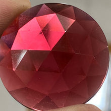 Load image into Gallery viewer, 30mm gold pink faceted jewel