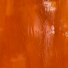 Load image into Gallery viewer, AG204 artisan glass orange cathedral 12 x 15