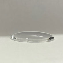 Load image into Gallery viewer, SALE: 36mm x 19mm smooth oval clear jewel