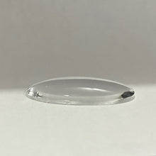 Load image into Gallery viewer, 36mm x 19mm smooth oval clear jewel