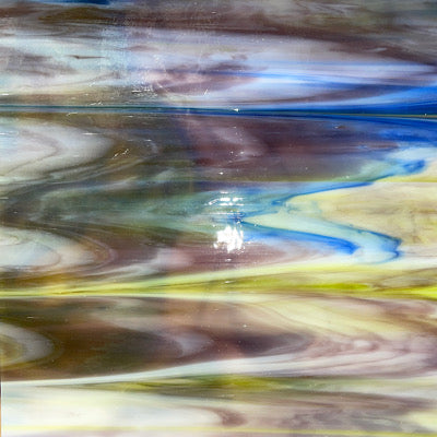 A1467S armstrong opal/clear light blue/pink/yellow streaky 10 x 16