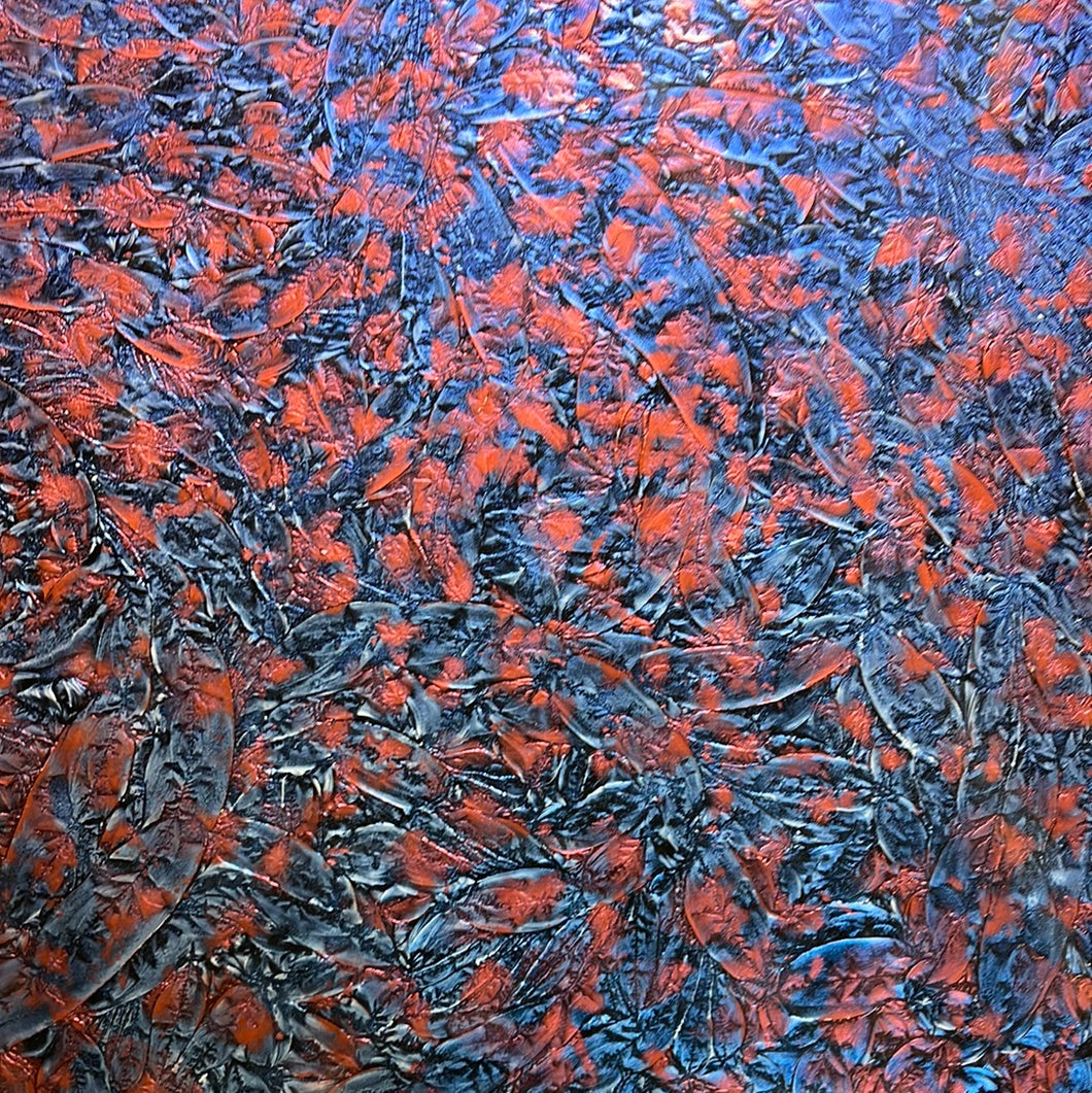 VG370 van gogh blue, red 12 x 12